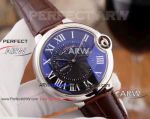 Perfect Replica Cartier Ballon Bleu Moonphase Watch Black Dial 43mm
